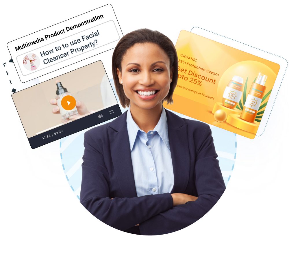 Standardize communication by product promoter with mobile learning and demonstration
