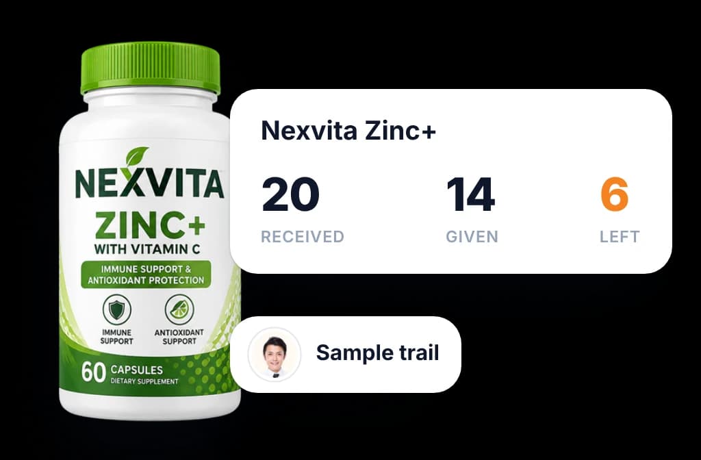 BeatRoute sample trail for a product pack showing samples received, given to doctors and left
