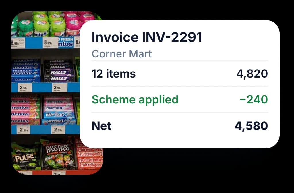 Bill retailers with the scheme already applied