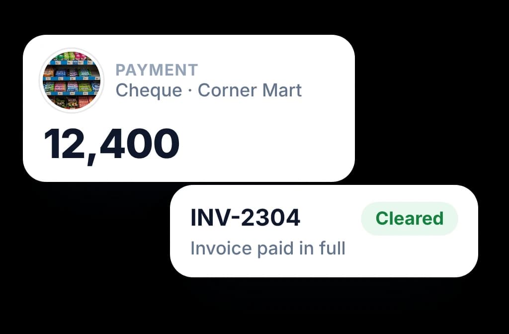 Tie every payment to the invoice it clears