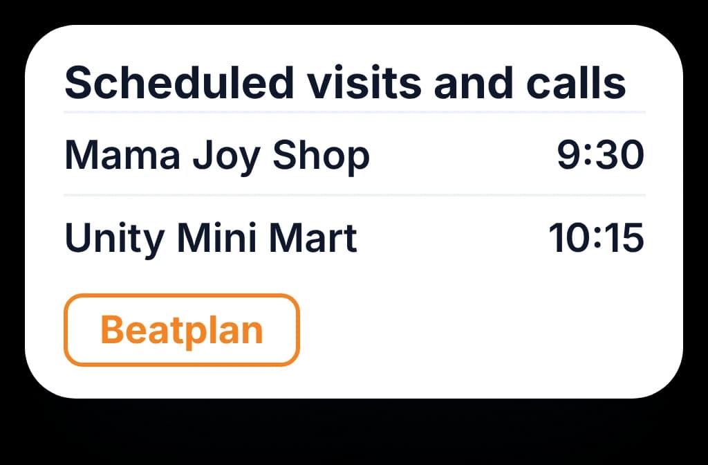 Beat plans a rep can finish