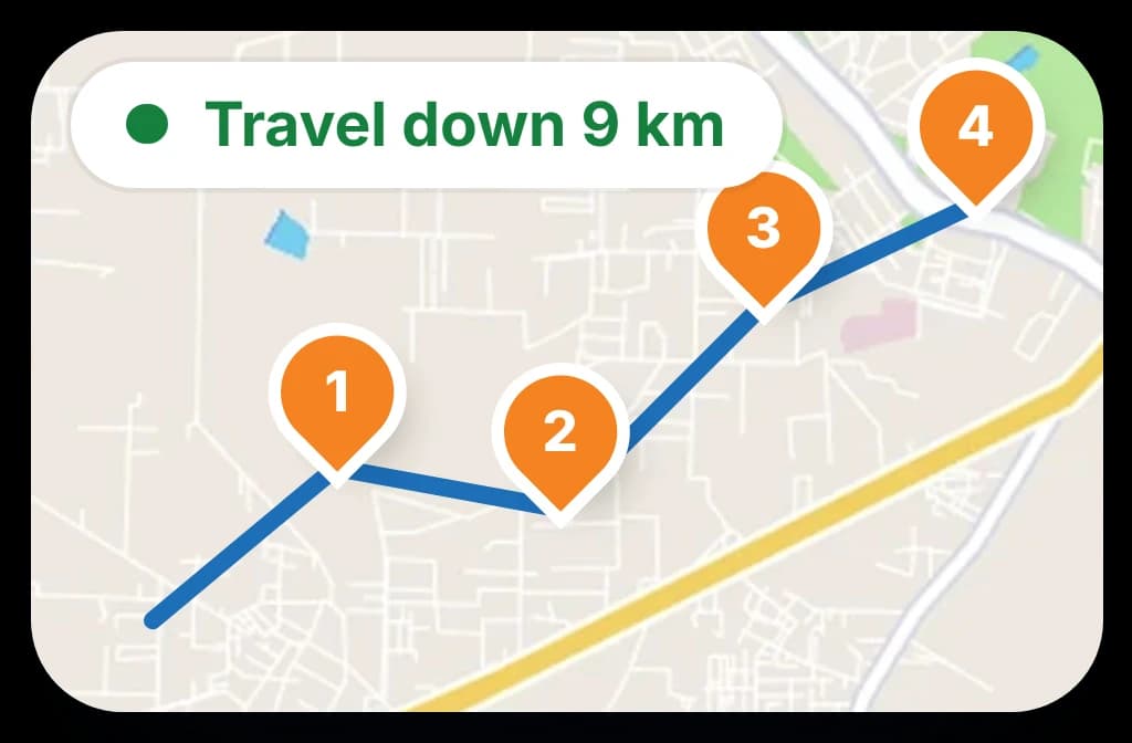 Routes that cut travel time