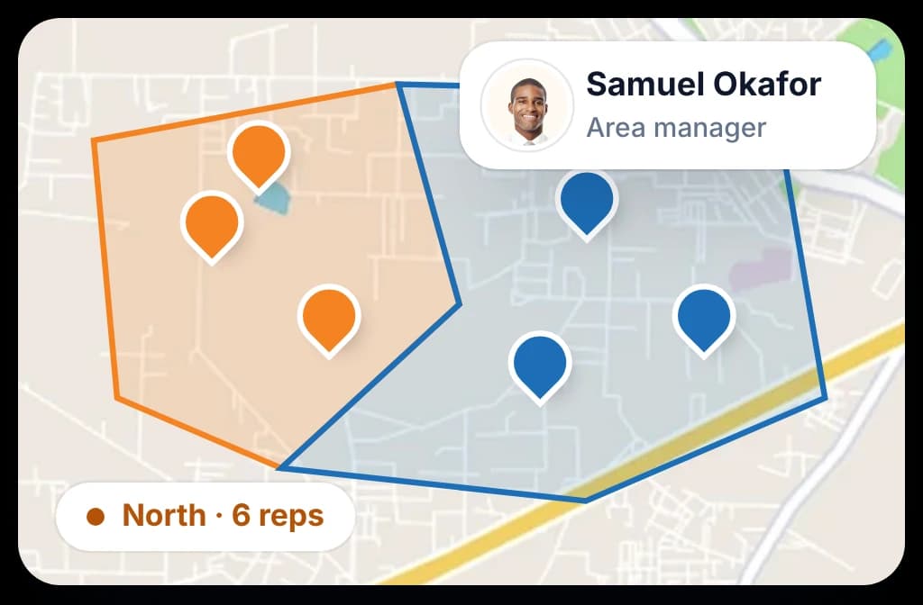 Area and country managers who run long territories