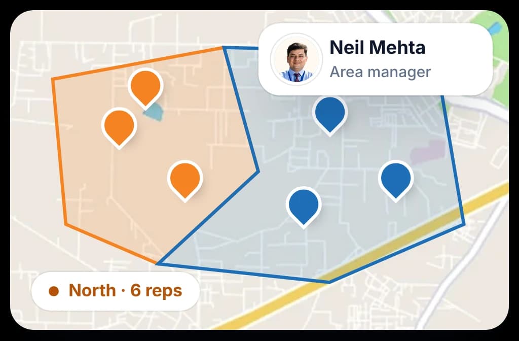 Area and regional managers who run territories