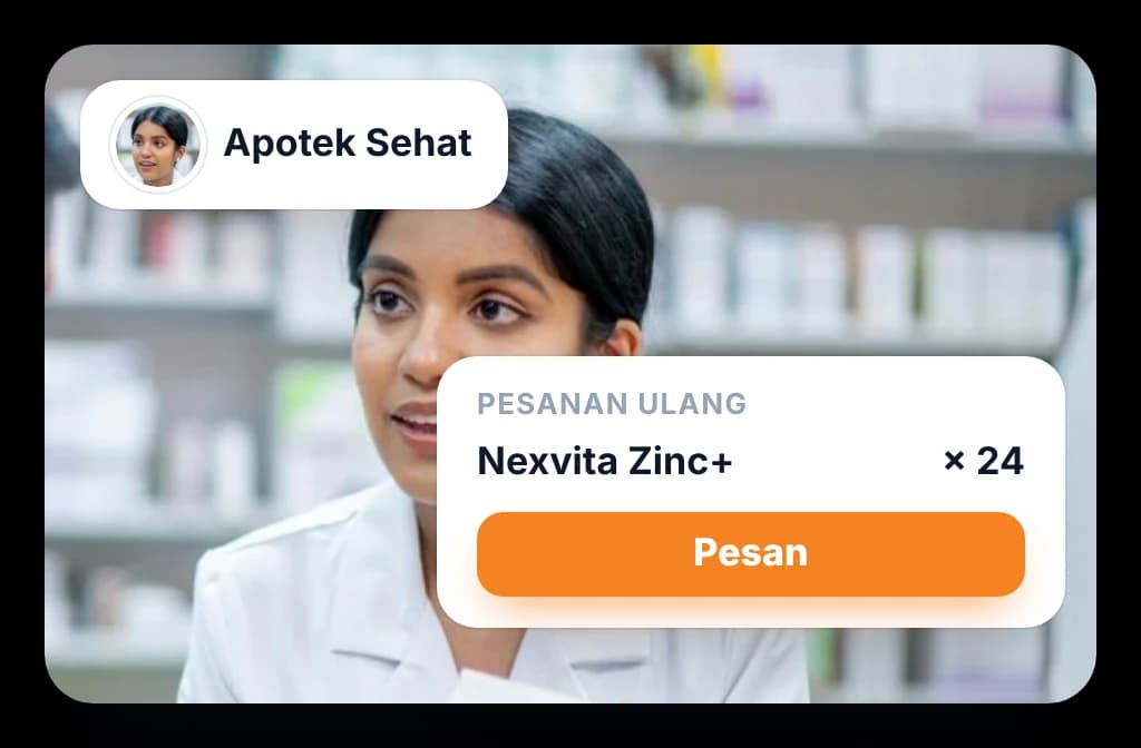 Aplikasi B2B dan apotek segment illustration