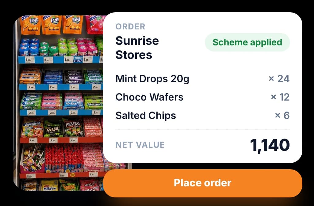 Take orders at every outlet