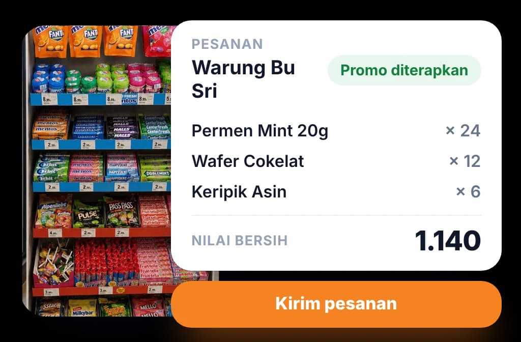 Ambil pesanan di setiap toko