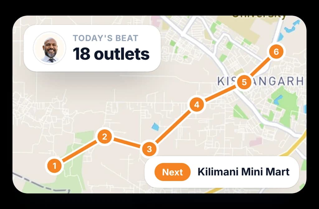 Plan beats and routes