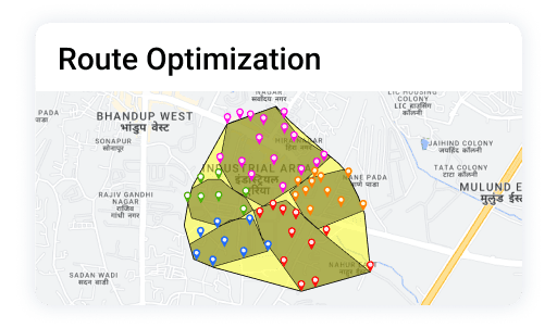 Route optimization for territory planning
