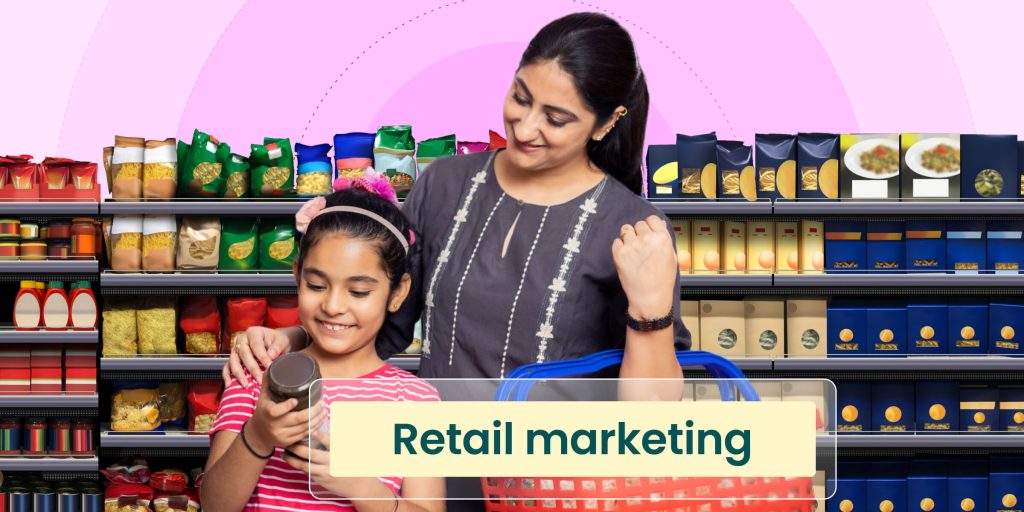 Effective retail marketing leading to happy consumers