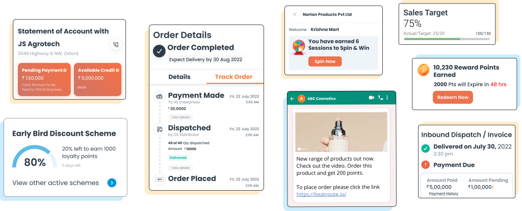 B2B Customer App | BeatRoute Customer App for Retailers, Distributors and Influencers