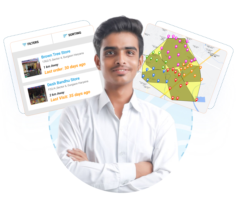 Let your field team gather profile data of Customers and Influencers 1 - Route Optimization Software