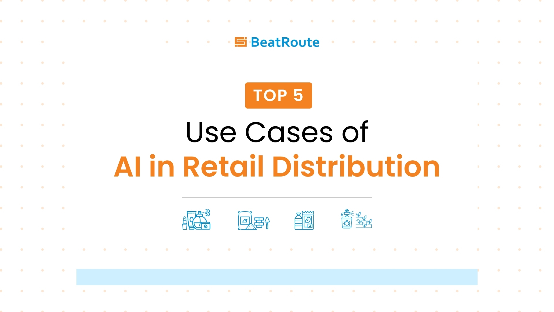 Top 5 AI Use Cases in Retail Distribution infographic.
