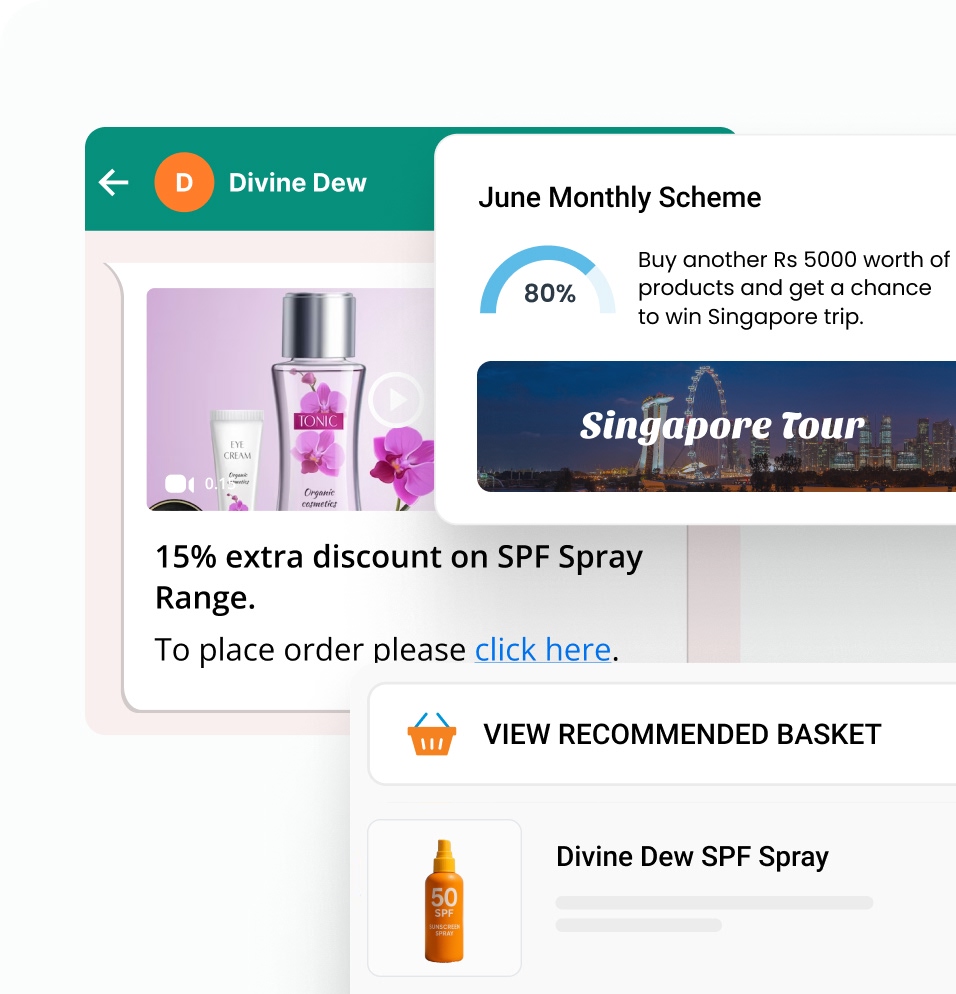 Frame 2095585991 - Sales Enablement Platform for Cosmetics Industry