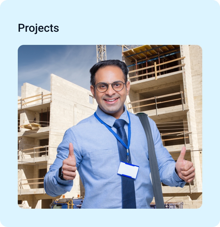 Projects - Sales Enablement Platform for Building-Materials Industry