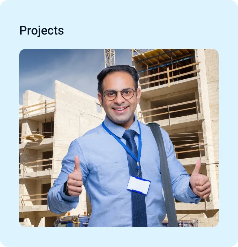 Projects.jpg - Sales Enablement Platform for Building-Materials Industry