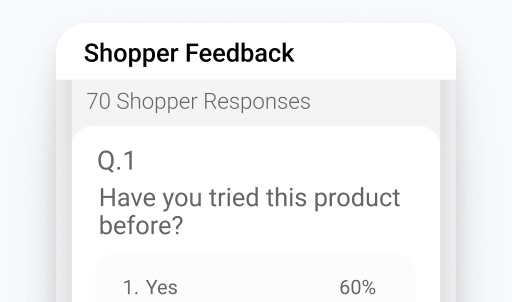 Run surveys and capture in store feedback - Field Sales App