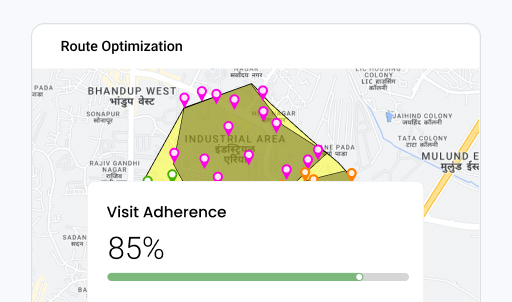 Use Route Optimisation for territory planning - Field Sales App