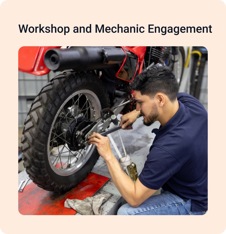 Workshop and Mechanic Engagement - Sales Enablement Platform for Auto Ancillary Industry