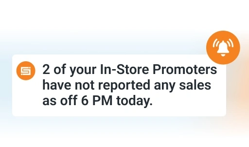 Get CuesBOT nudges for gaps or rep training needs 3 - Visual Merchandising