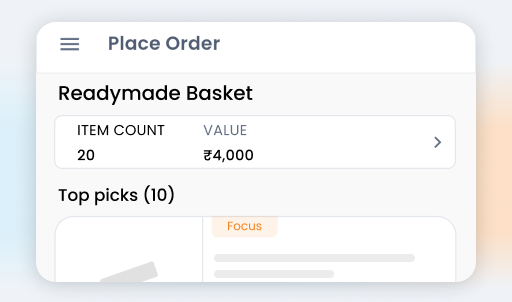 enable self serve ordering with order recommendation ai - Retailer App