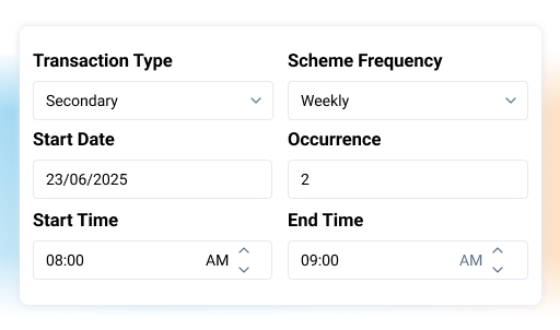 plan campaigns as fixed recurring or one time 1 1 - Loyalty Management Software