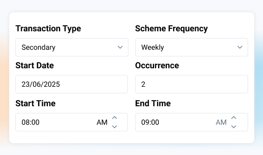 plan campaigns as fixed recurring or one time 1 - Loyalty Management Software