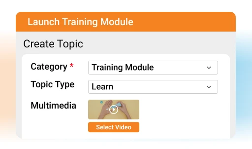 pre load demos launch content or training modules by outlet type - Product Promoter App