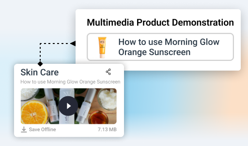 provide access to learning content and product updates - Retailer App