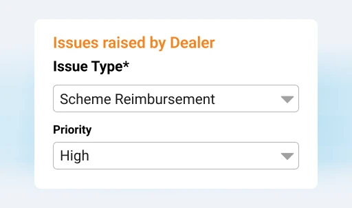 report issues raised by dealers - Product Promoter App