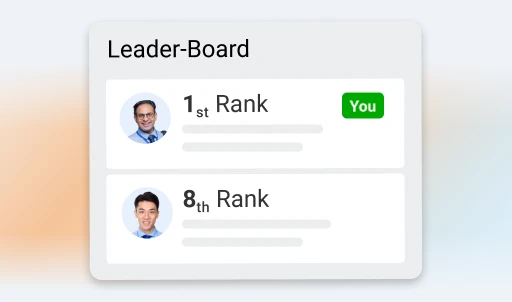 use the leaderboard to track and showcase top performers - Product Promoter App