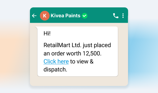 give order visibility to distributors for fulfilment - Order AI Agent