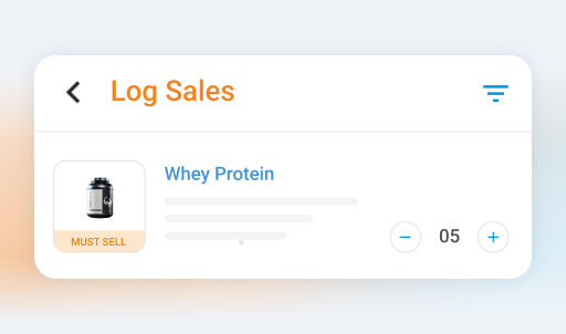 log tertiary off take - Field Sales App