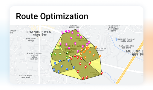 route optimization for territory planning - Field Sales App