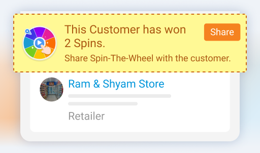 run loyalty program directly from the app - Field Sales App