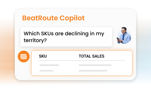 use copilot to analyze data via chat interface - Field Sales App