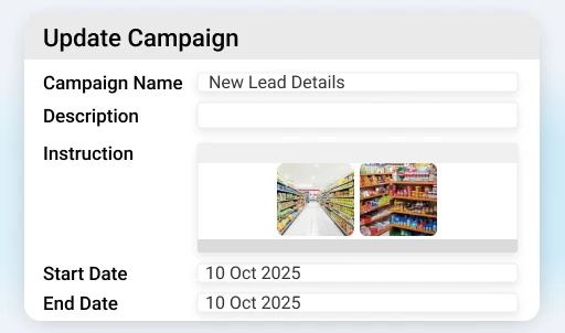 Capture site photos videos and notes for each lead location - Lead Management