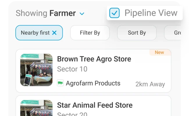 Pipeline vs. Customer view - Lead Management
