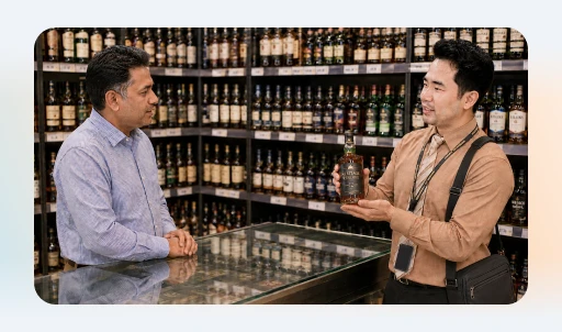 Off premise Retailers - Sales Enablement Platform for Liquor Industry