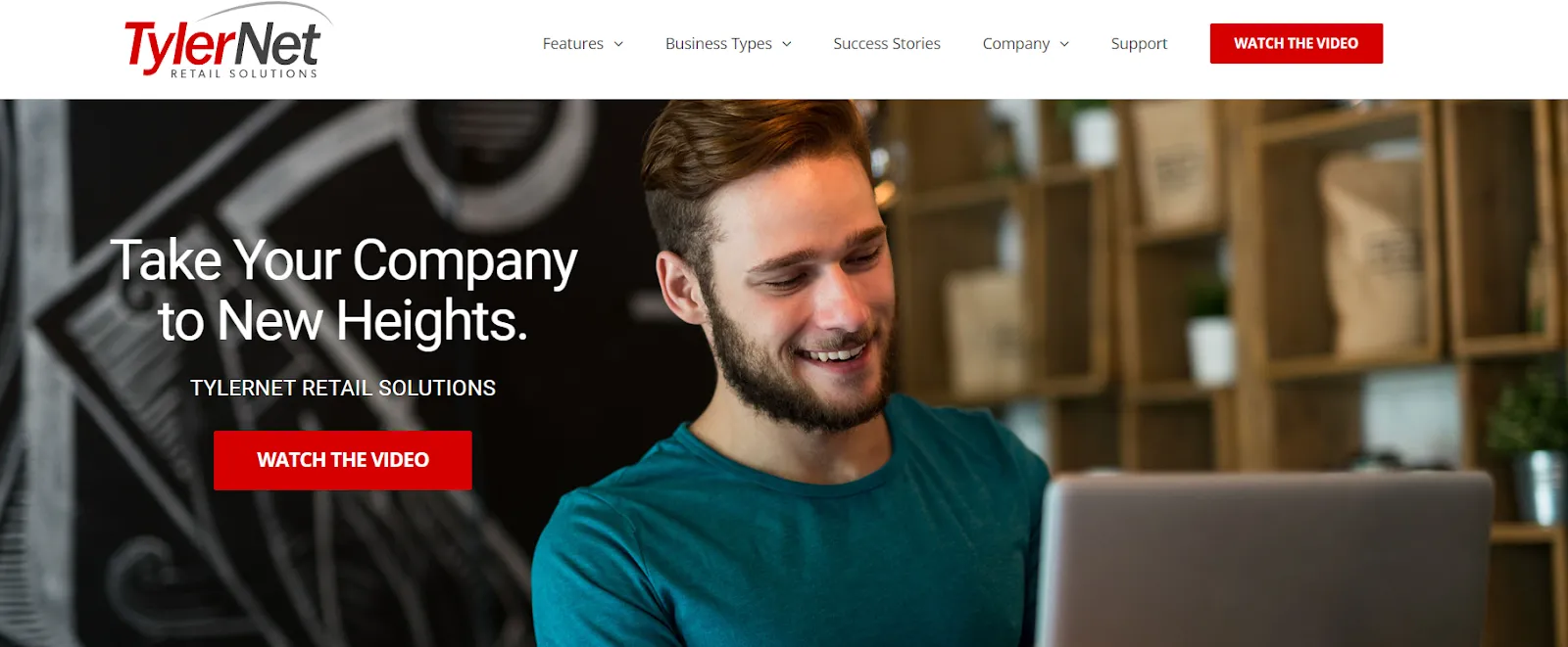TylerNet Retail Solutions retail management software website